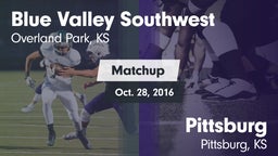 Matchup: Blue Valley SW vs. Pittsburg  2016