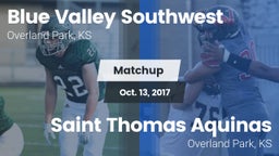Matchup: Blue Valley SW vs. Saint Thomas Aquinas  2017