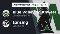 Recap: Blue Valley Southwest  vs. Lansing  2018