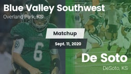Matchup: Blue Valley SW vs. De Soto  2020
