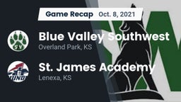 Recap: Blue Valley Southwest  vs. St. James Academy  2021