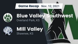 Recap: Blue Valley Southwest  vs. MIll Valley  2021