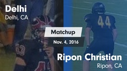 Matchup: Delhi vs. Ripon Christian  2016