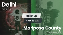 Matchup: Delhi vs. Mariposa County  2017
