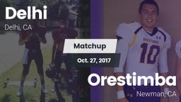 Matchup: Delhi vs. Orestimba  2017