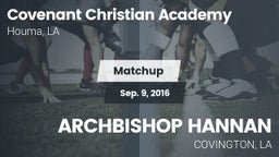 Matchup: Covenant Christian A vs. ARCHBISHOP HANNAN  2016