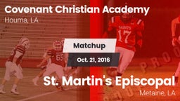 Matchup: Covenant Christian A vs. St. Martin's Episcopal  2016