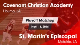 Matchup: Covenant Christian A vs. St. Martin's Episcopal  2016