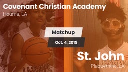 Matchup: Covenant Christian A vs. St. John  2019