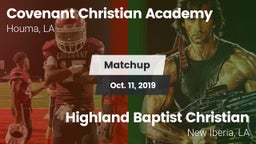 Matchup: Covenant Christian A vs. Highland Baptist Christian  2019