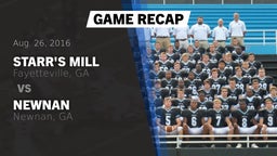 Recap: Starr's Mill  vs. Newnan  2016
