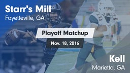 Matchup: Starr's Mill vs. Kell  2016