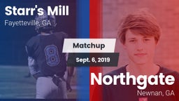 Matchup: Starr's Mill vs. Northgate  2019