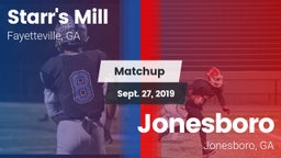 Matchup: Starr's Mill vs. Jonesboro  2019