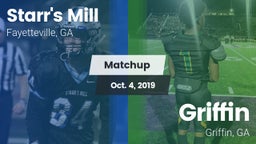Matchup: Starr's Mill vs. Griffin  2019