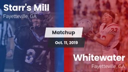 Matchup: Starr's Mill vs. Whitewater  2019