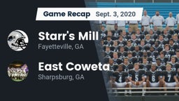 Recap: Starr's Mill  vs. East Coweta  2020