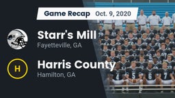 Recap: Starr's Mill  vs. Harris County  2020