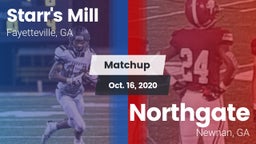 Matchup: Starr's Mill vs. Northgate  2020