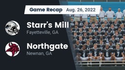 Recap: Starr's Mill  vs. Northgate  2022