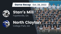 Recap: Starr's Mill  vs. North Clayton  2022