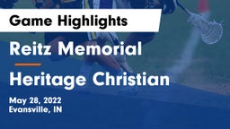 Reitz Memorial  vs Heritage Christian  Game Highlights - May 28, 2022