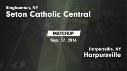 Matchup: Seton Catholic Centr vs. Harpursville  2016