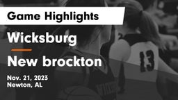 Wicksburg  vs New brockton  Game Highlights - Nov. 21, 2023