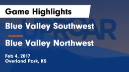 Blue Valley Southwest  vs Blue Valley Northwest  Game Highlights - Feb 4, 2017