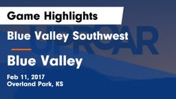 Blue Valley Southwest  vs Blue Valley  Game Highlights - Feb 11, 2017