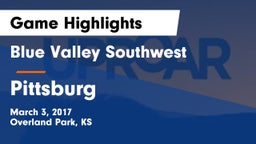 Blue Valley Southwest  vs Pittsburg  Game Highlights - March 3, 2017