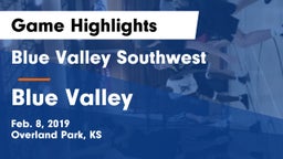 Blue Valley Southwest  vs Blue Valley  Game Highlights - Feb. 8, 2019