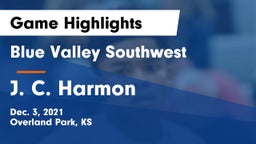 Blue Valley Southwest  vs J. C. Harmon  Game Highlights - Dec. 3, 2021