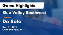 Blue Valley Southwest  vs De Soto  Game Highlights - Dec. 11, 2021