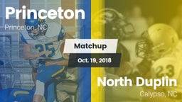 Matchup: Princeton vs. North Duplin  2018