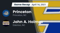 Recap: Princeton  vs. John A. Holmes  2021