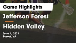 Jefferson Forest  vs Hidden Valley  Game Highlights - June 4, 2021