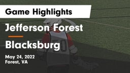 Jefferson Forest  vs Blacksburg  Game Highlights - May 24, 2022