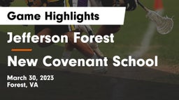 Jefferson Forest  vs New Covenant School Game Highlights - March 30, 2023