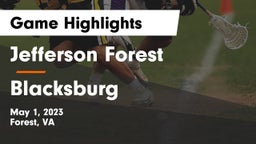 Jefferson Forest  vs Blacksburg  Game Highlights - May 1, 2023