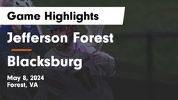 Jefferson Forest  vs Blacksburg  Game Highlights - May 8, 2024