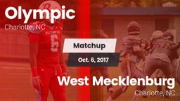 Matchup: Olympic vs. West Mecklenburg  2017