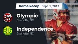 Recap: Olympic  vs. Independence  2017