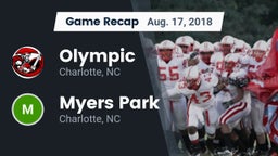 Recap: Olympic  vs. Myers Park  2018