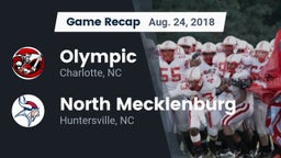 Recap: Olympic  vs. North Mecklenburg  2018
