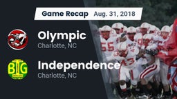 Recap: Olympic  vs. Independence  2018