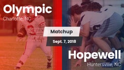 Matchup: Olympic vs. Hopewell  2018