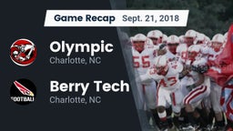 Recap: Olympic  vs. Berry Tech  2018