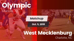 Matchup: Olympic vs. West Mecklenburg  2018