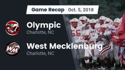 Recap: Olympic  vs. West Mecklenburg  2018